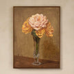 Roses in a Vase, Original Oil Painting, Floral Still Life Fine Art
